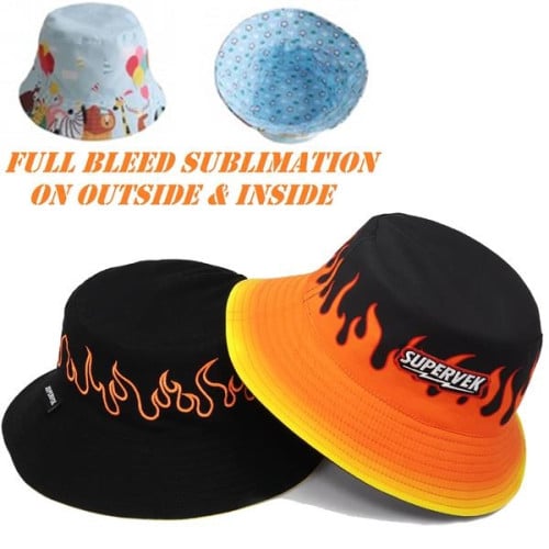 Reversible Bucket Hat w/ Dye-Sub on Both Sides