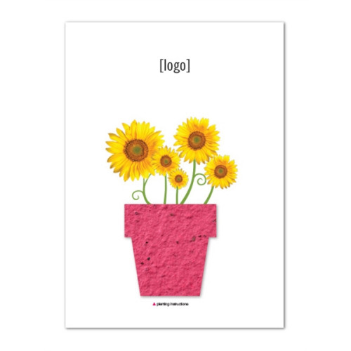 5x7 Postcard with Seed Paper Shape- Stock Designs