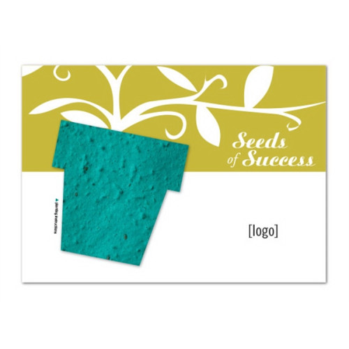 5x7 Postcard with Seed Paper Shape- Stock Designs