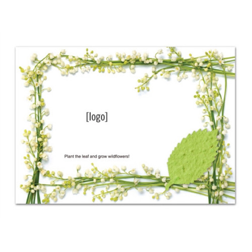 5x7 Postcard with Seed Paper Shape- Stock Designs