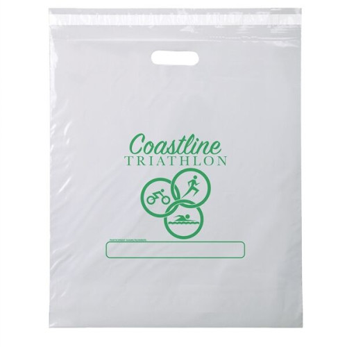 Advocate Peel & Seal Die Cut Bag - Flexo Ink Print