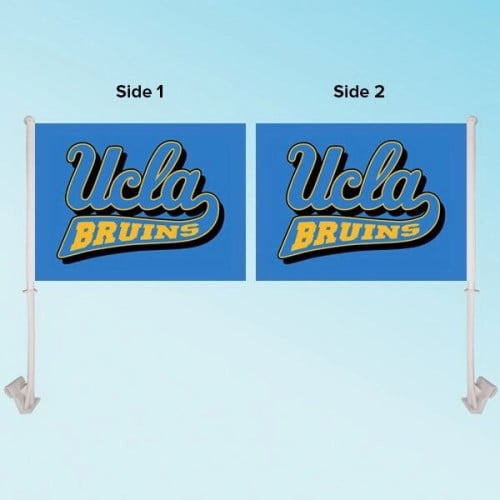 11.5" x 15"  Custom Car Flag - Double Sided