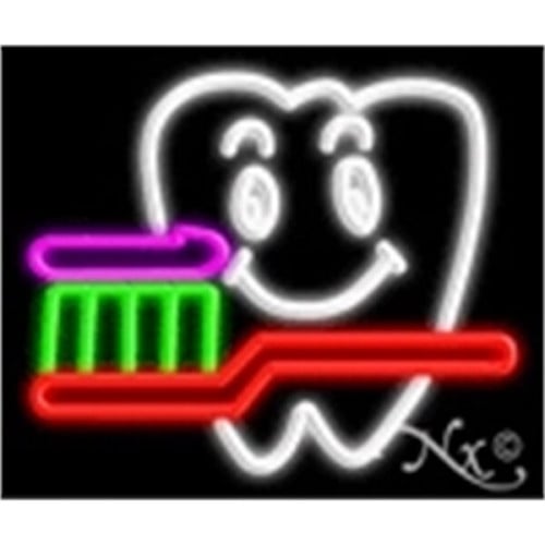 Dentist Logo Economic Neon Sign