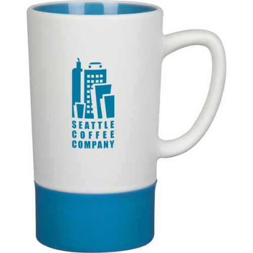 16 oz  Ceramic Mug with Silicone Accent