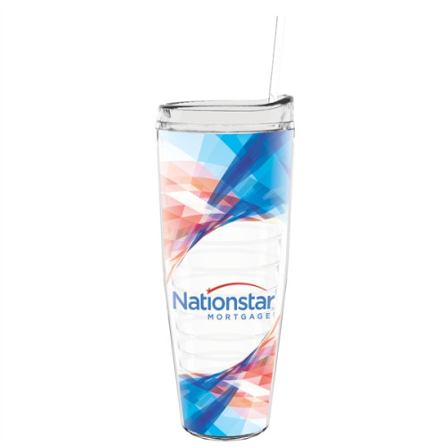 26 oz Made In The USA Tumbler w/ Lid  Straw