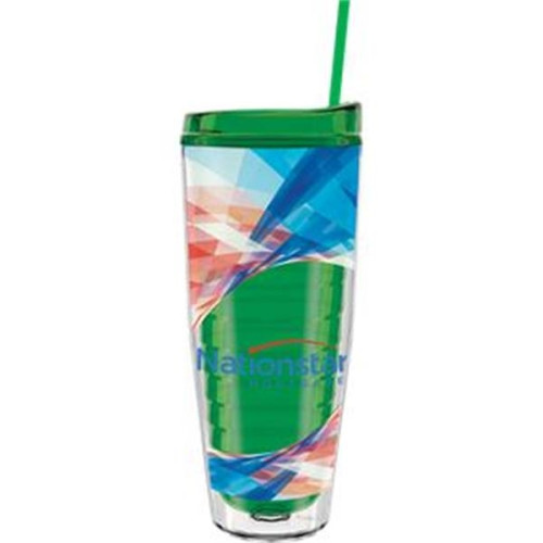 26 oz Made In The USA Tumbler w/ Lid  Straw
