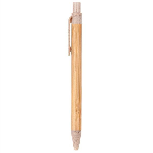 The Albury Bamboo Wheat Straw Click-Action Ballpoint Pen