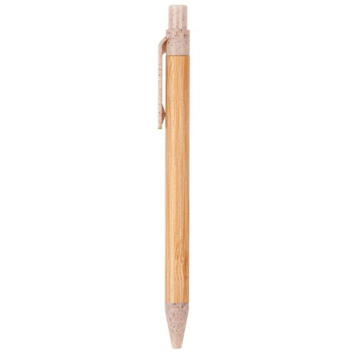 The Albury Bamboo Wheat Straw Click-Action Ballpoint Pen