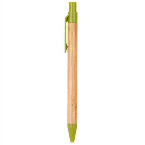 The Albury Bamboo Wheat Straw Click-Action Ballpoint Pen