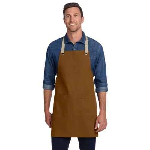 Port Authority Canvas Full-Length Two-Pocket Apron
