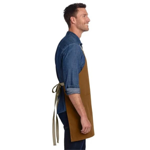 Port Authority Canvas Full-Length Two-Pocket Apron