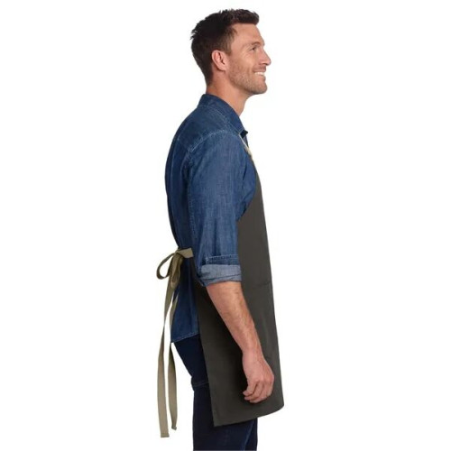 Port Authority Canvas Full-Length Two-Pocket Apron