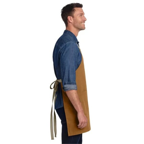 Port Authority Canvas Full-Length Two-Pocket Apron