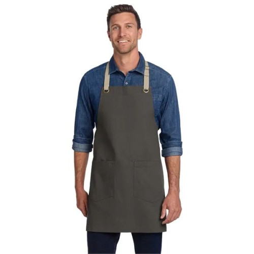 Port Authority Canvas Full-Length Two-Pocket Apron