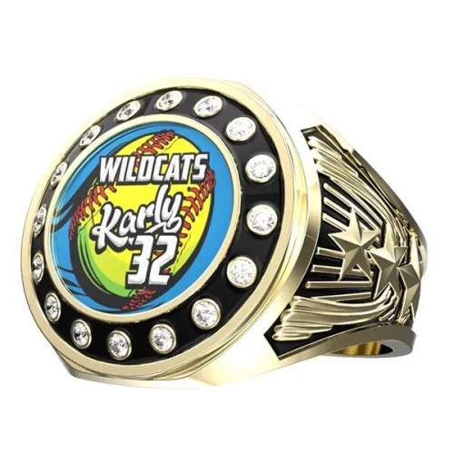 Express Vibraprint® Bright Star Championship Rings