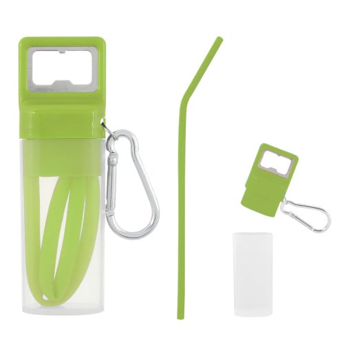 Pop And Sip Bottle Opener Straw Kit