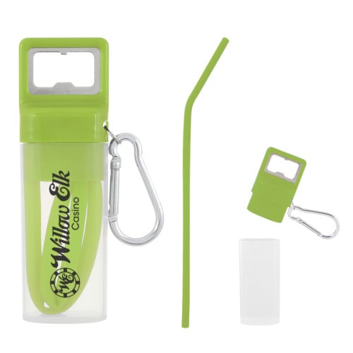 Pop And Sip Bottle Opener Straw Kit