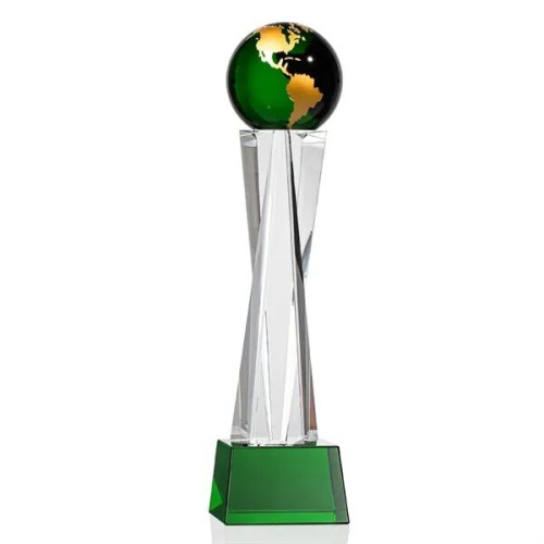 Havant Globe Award - Green/Gold
