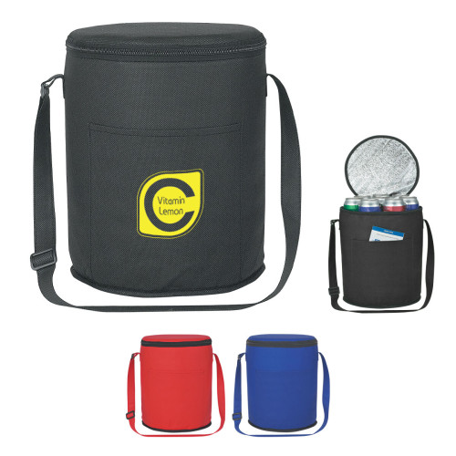 NON-WOVEN ROUND COOLER BAG