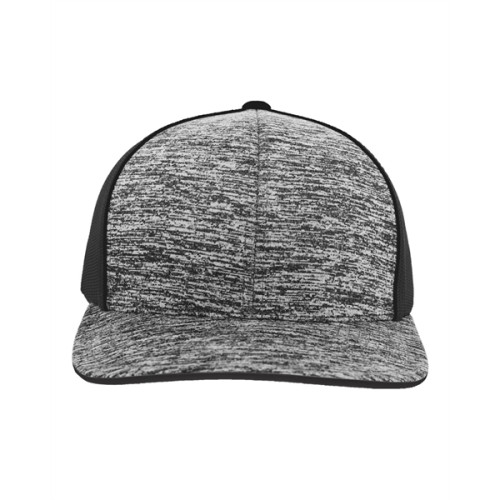 Aggressive Heather Trucker Snapback Cap