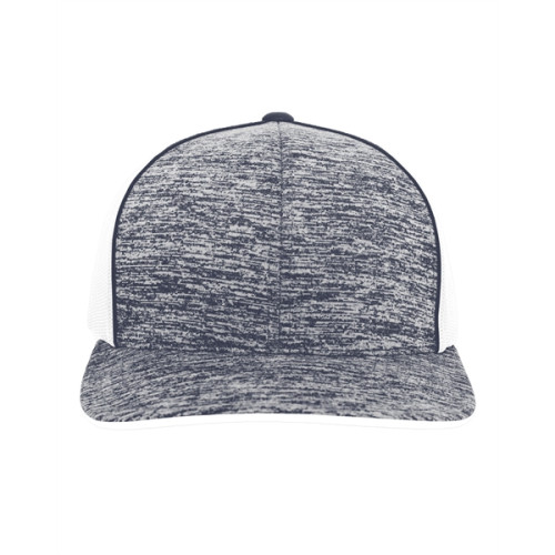 Aggressive Heather Trucker Snapback Cap