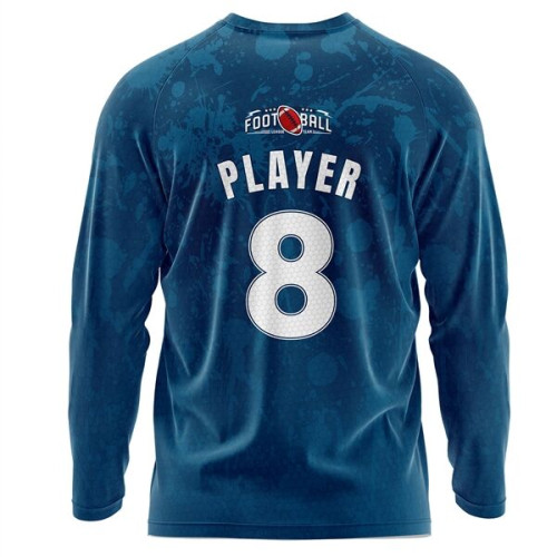 Unisex 160 GSM Football Mesh Long Sleeve Jersey T-Shirt