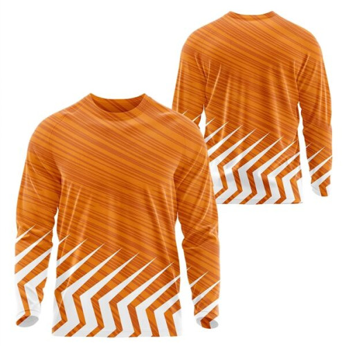 Unisex 160 GSM Football Mesh Long Sleeve Jersey T-Shirt