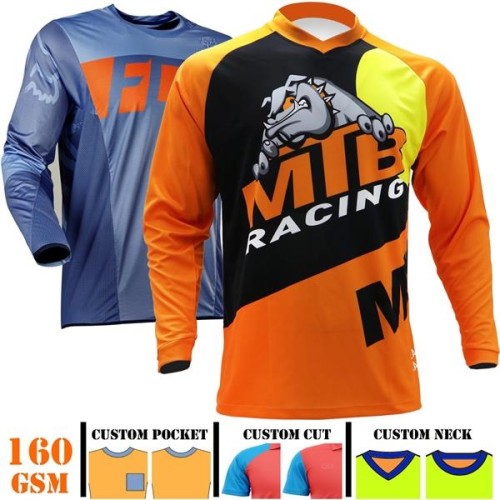 Unisex 160 GSM Football Mesh Long Sleeve Jersey T-Shirt