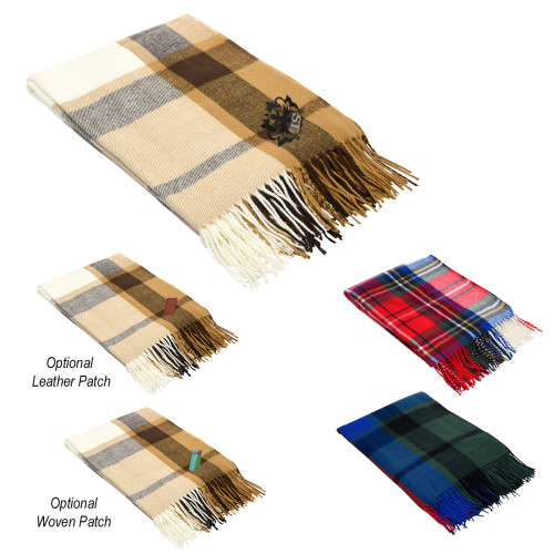 Manchester Fringed Throw Blanket