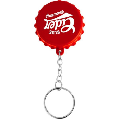 Beer Cap Keychain with Bottle Opener