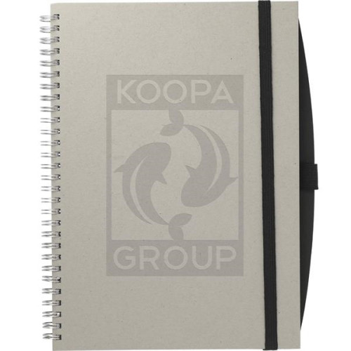 7" x 10" FSC® Mix Spiral JournalBook® with Pen Por