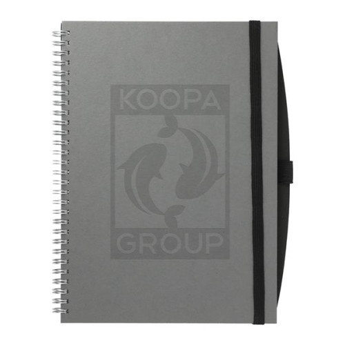 7" x 10" FSC® Mix Spiral JournalBook® with Pen Por