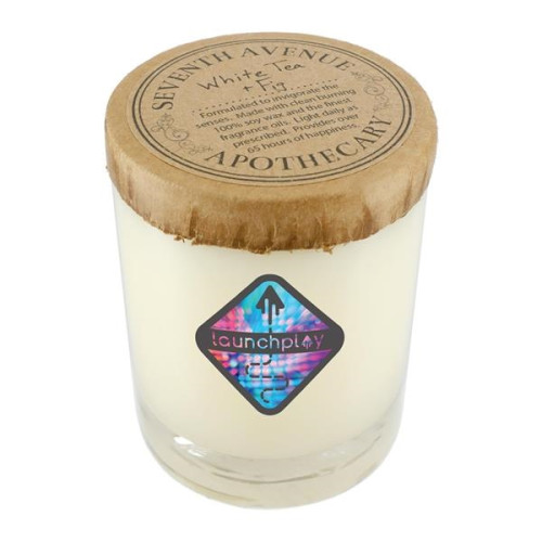 White Tea and Fig 11 oz Glass Jar Candle