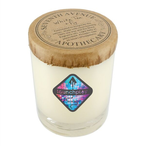 White Tea and Fig 11 oz Glass Jar Candle
