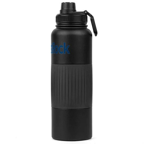 Goliath 40oz. Powder-Coated Stainless Bottle w/No-Slip Grip