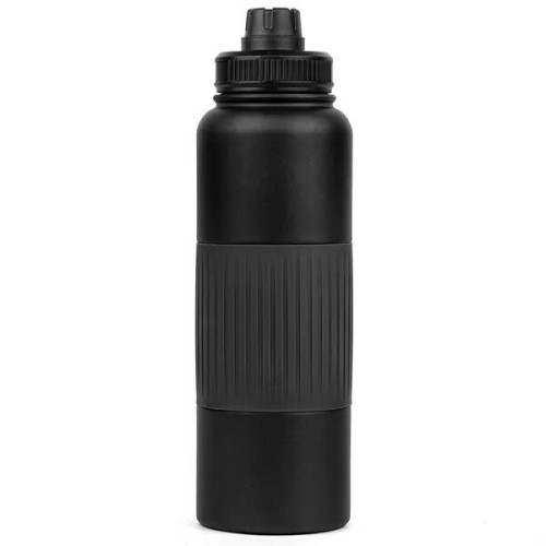Goliath 40oz. Powder-Coated Stainless Bottle w/No-Slip Grip