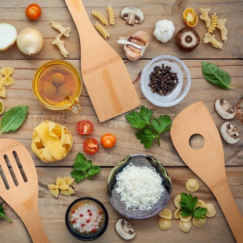 5-Piece Bamboo Kitchen Utensil Set