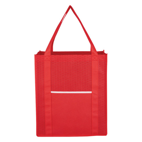 Non-Woven Wave Shopper Tote Bag