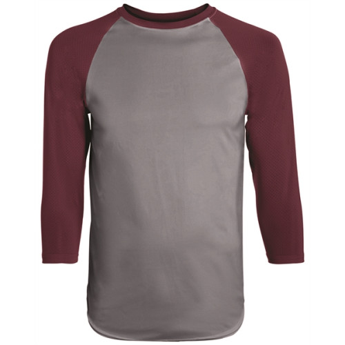 Augusta Sportswear Adult Wicking Polyester Raglan Sleeve ...