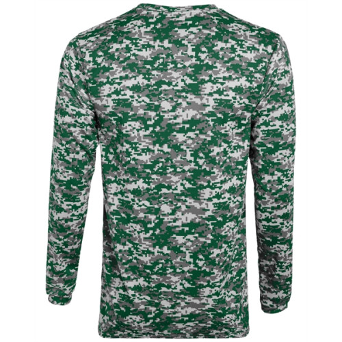 Augusta Sportswear Adult Digi Camo Wicking Long-Sleeve T-...