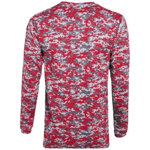 Augusta Sportswear Adult Digi Camo Wicking Long-Sleeve T-...