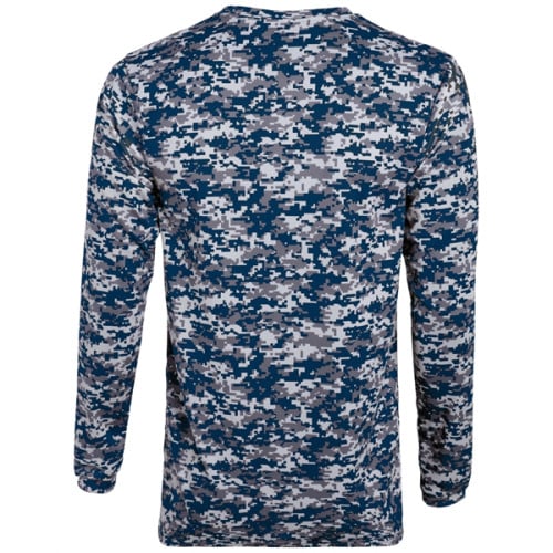 Augusta Sportswear Adult Digi Camo Wicking Long-Sleeve T-...