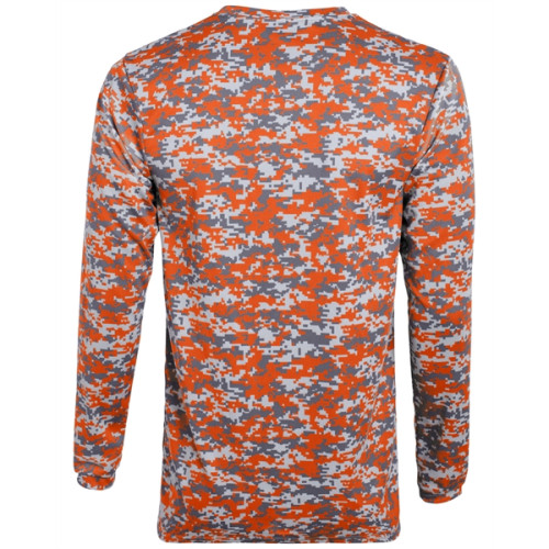 Augusta Sportswear Adult Digi Camo Wicking Long-Sleeve T-...