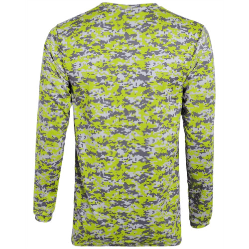 Augusta Sportswear Adult Digi Camo Wicking Long-Sleeve T-...