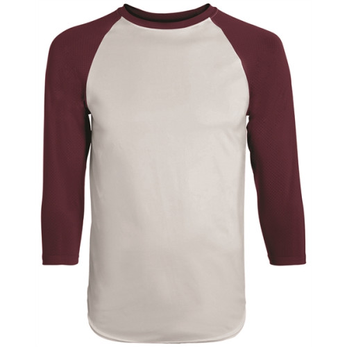 Augusta Sportswear Youth Wicking Polyester Raglan Sleeve ...