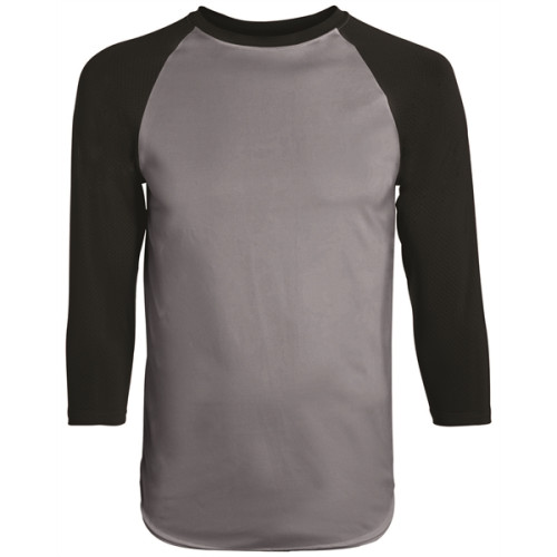 Augusta Sportswear Youth Wicking Polyester Raglan Sleeve ...