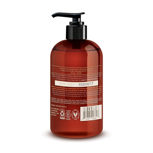 Soapbox® Citrus & Peach Rose Liquid Hand Soap