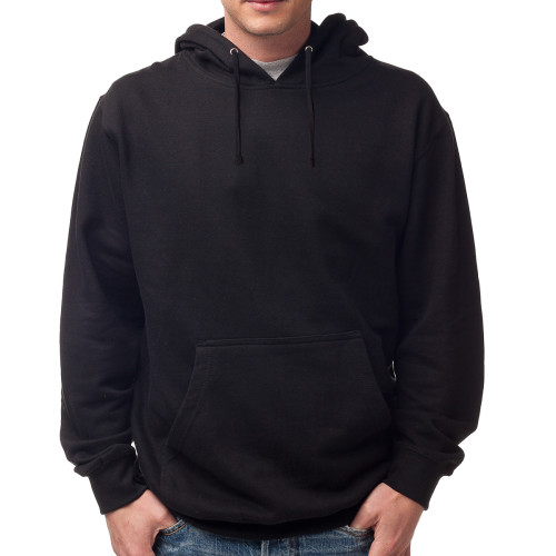 Independent Trading Company Men's Midweight Hooded Pullover Sweatshirt