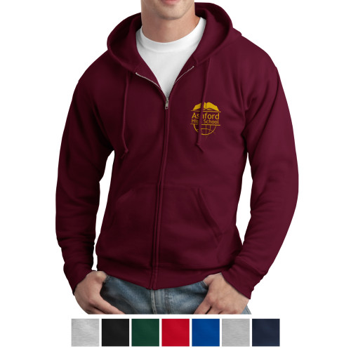 Hanes® EcoSmart® Full-Zip Hooded Sweatshirt