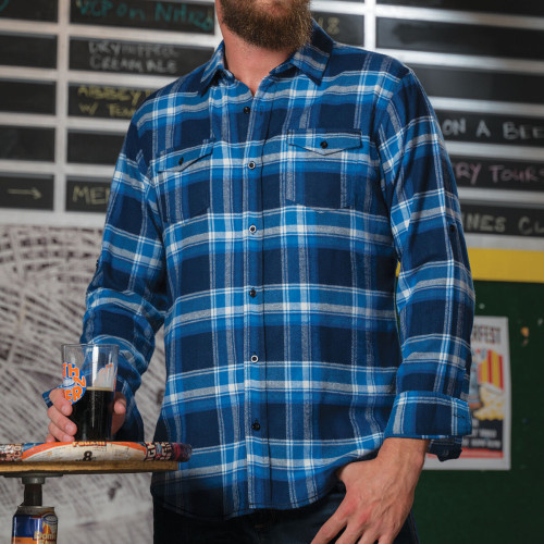 Burnside Men's Plaid Flannel Shirt